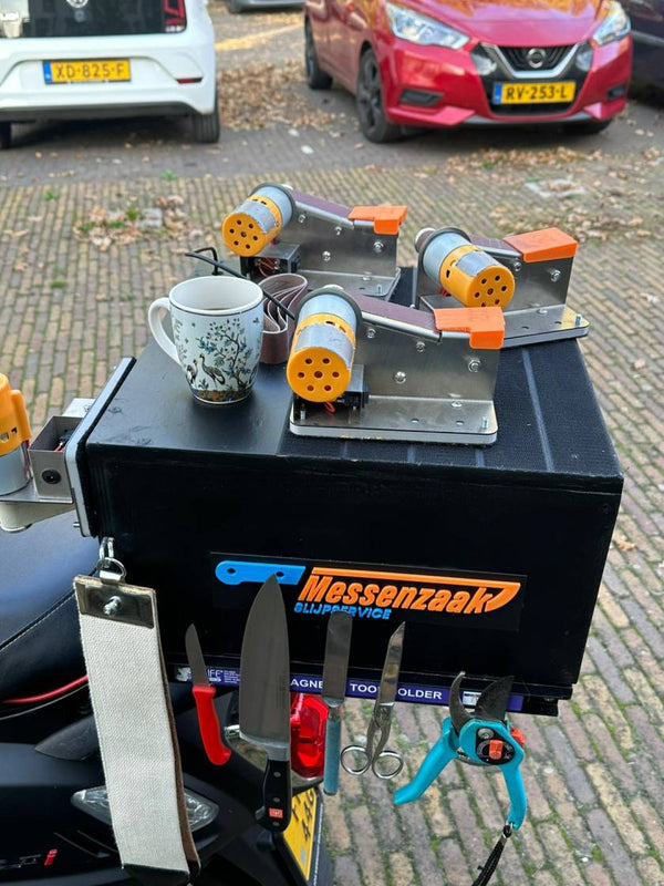 Messenslijpen Utrecht | Messen laten slijpen met slijpscooter